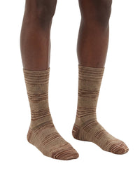 Missoni Missoni Camel Mens Textured Melange Knit Crew Socks-