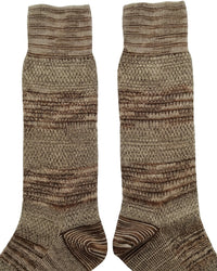 Missoni Missoni Camel Mens Textured Melange Knit Crew Socks-