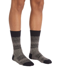Missoni Missoni Black Mens Chevron Melange Crew Socks-