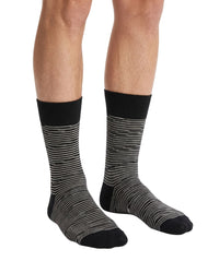 Missoni Missoni Black  Mens Melange Stripe Crew Socks-