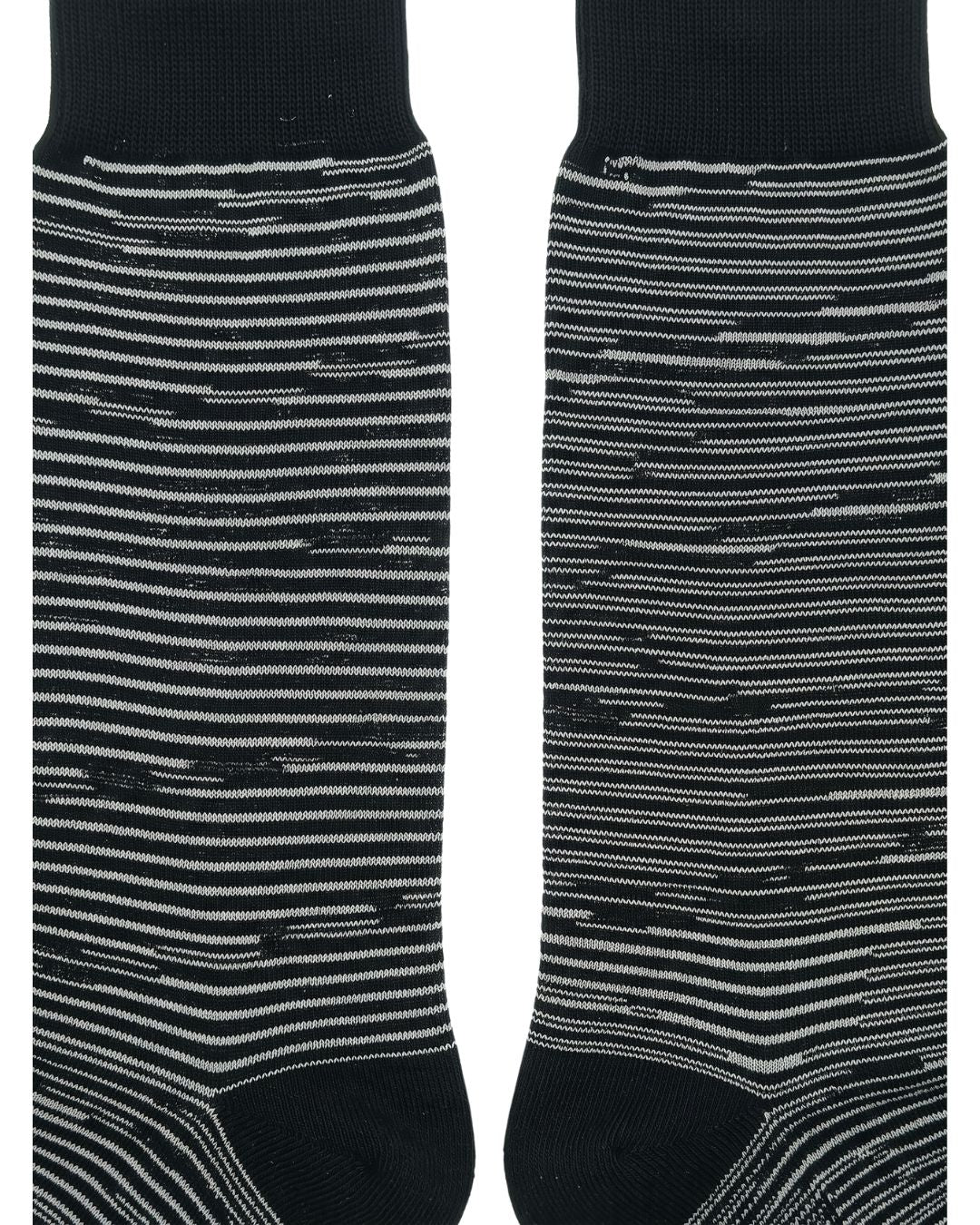 Missoni Missoni Black  Mens Melange Stripe Crew Socks-