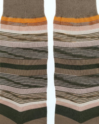 Missoni Missoni Beige  Mens Classic Stripe Crew Socks-