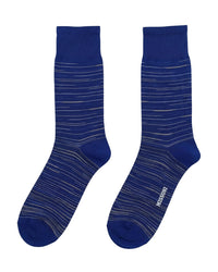Missoni Missoni Royal Blue Mens Classic Stripe Crew Socks-