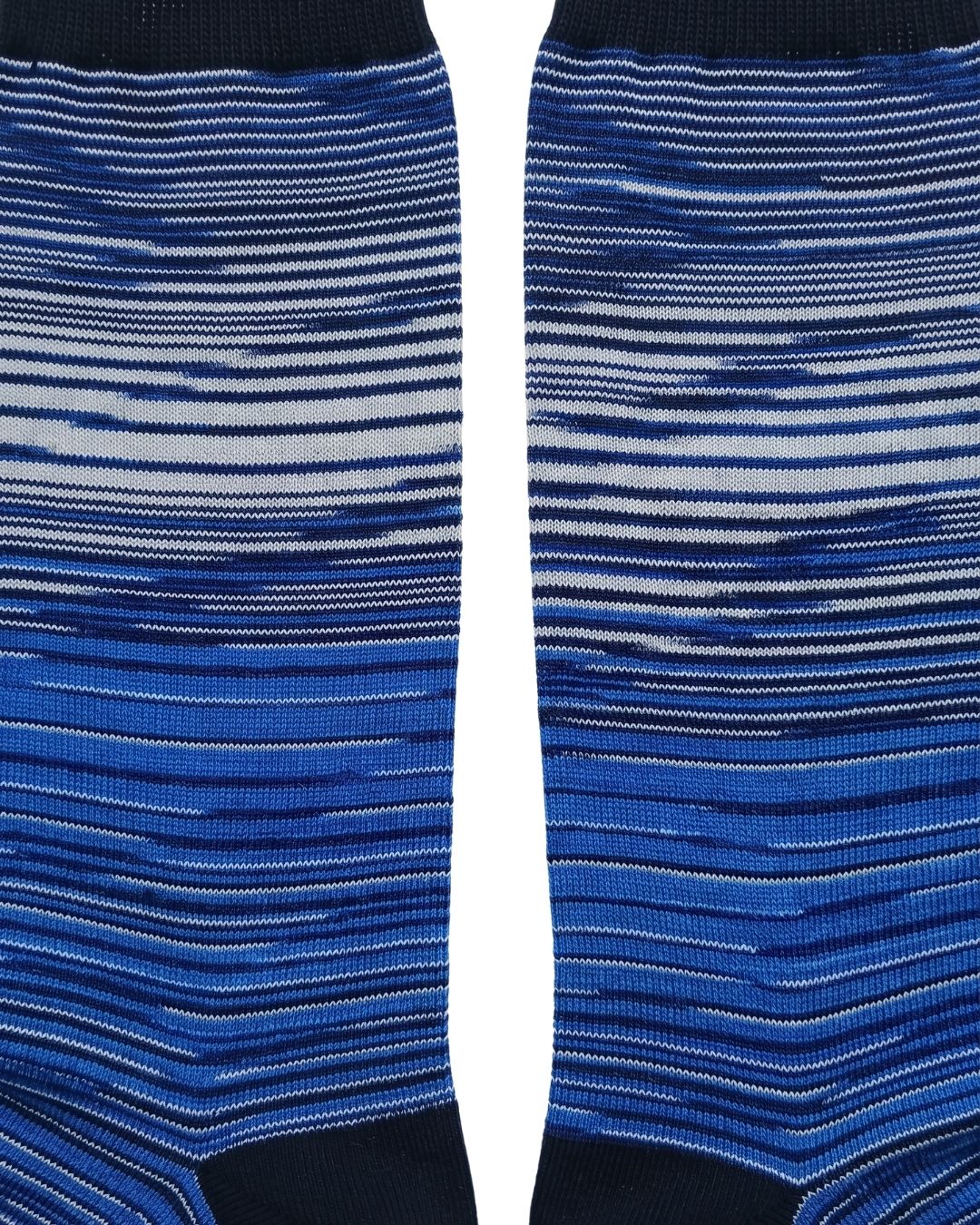 Missoni Missoni Bright Blue Mens Pimstripe Crew Socks-L