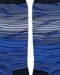 Missoni Missoni Bright Blue Mens Pimstripe Crew Socks-L