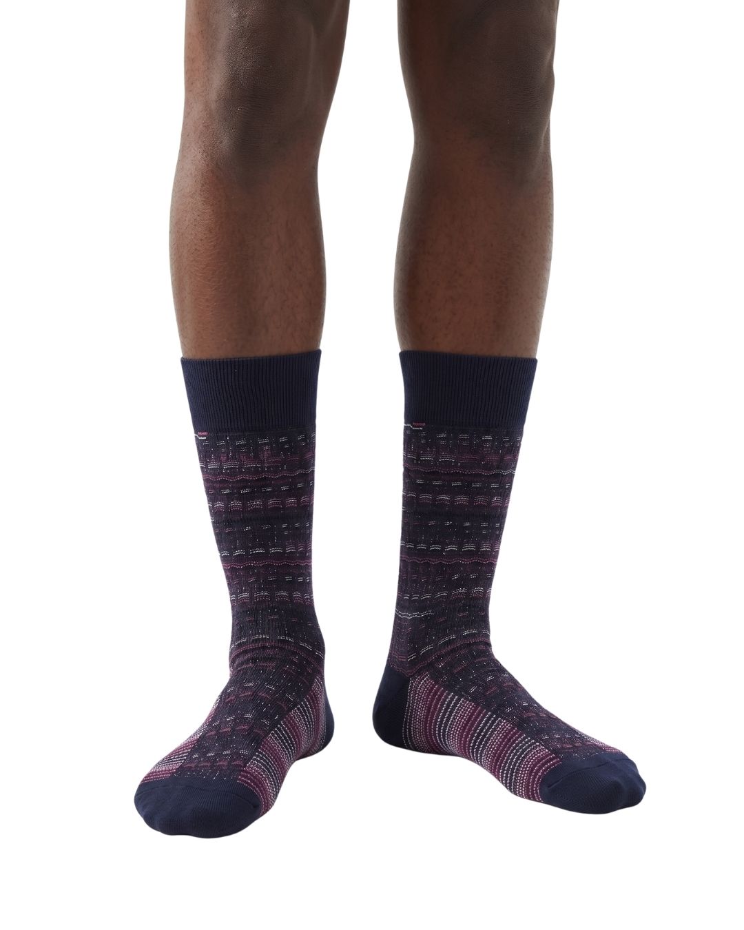 Missoni Missoni Black Mens Melange Textured Crew Socks-M