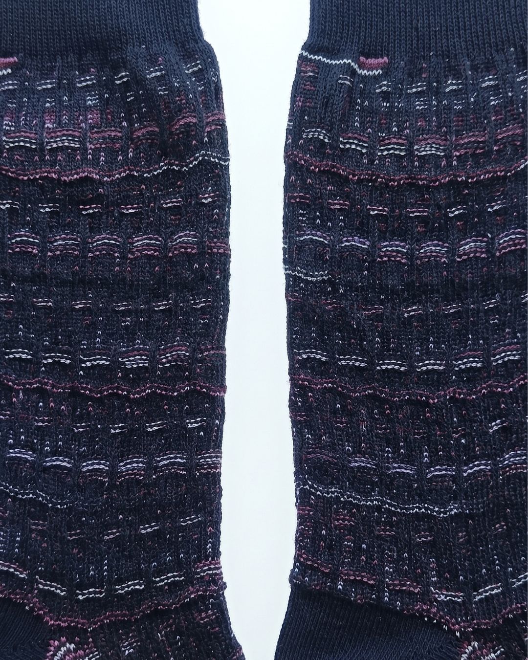 Missoni Missoni Black Mens Melange Textured Crew Socks-M