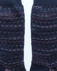 Missoni Missoni Black Mens Melange Textured Crew Socks-M