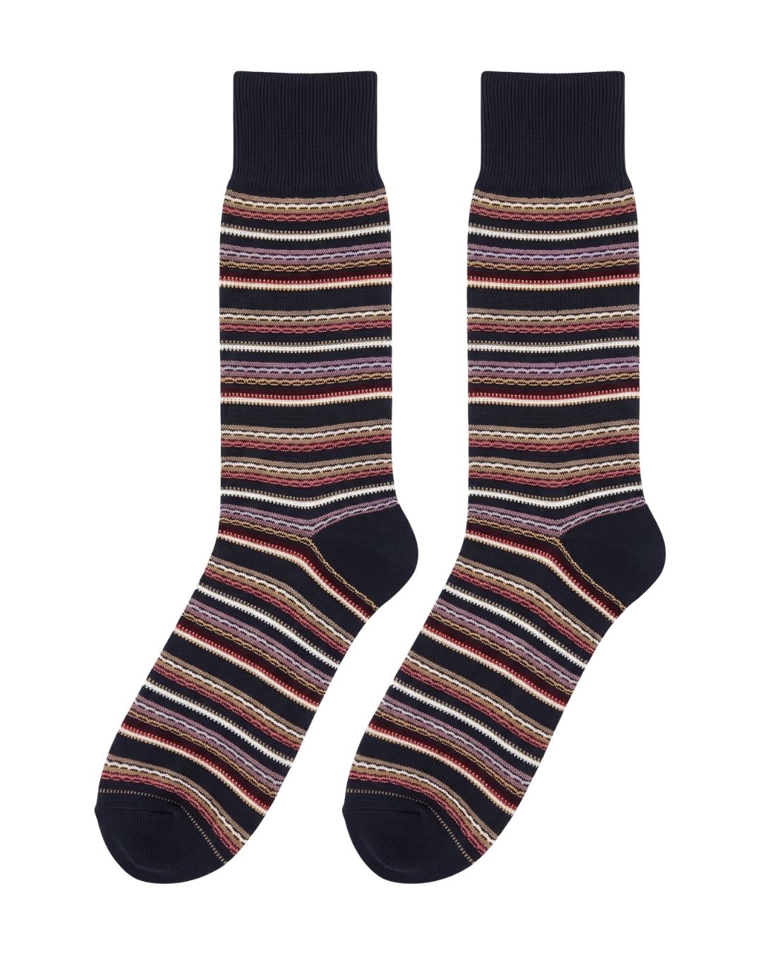 Missoni Missoni Black Mens Textured Stripe -M