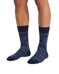 Missoni Missoni Dark Blue Mens Chevron Texture Crew Socks-M