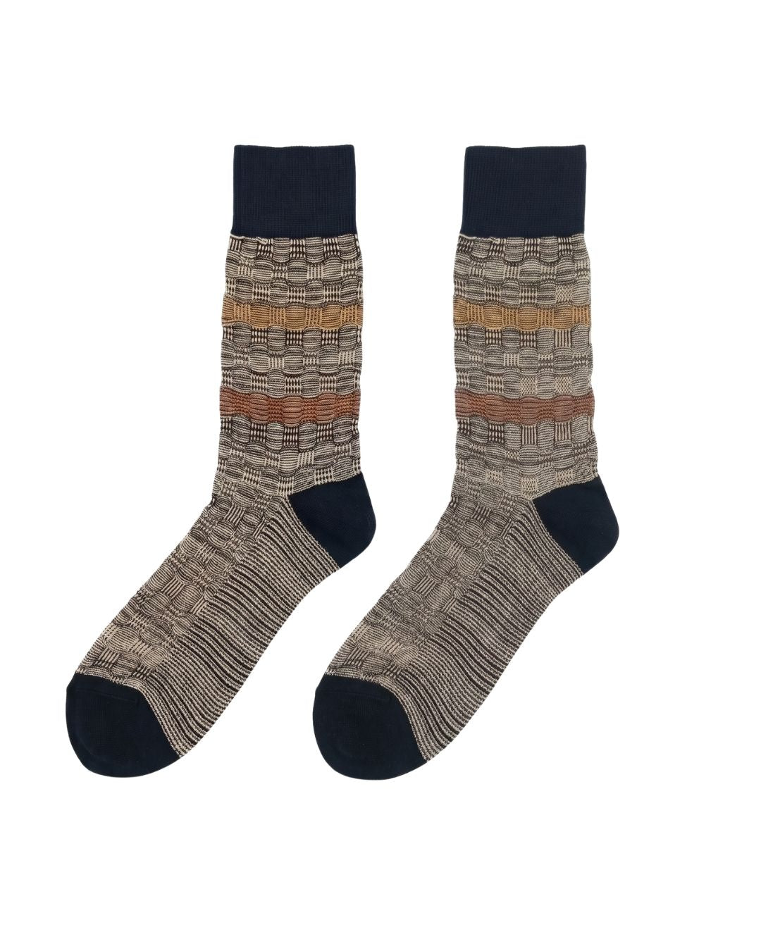 Missoni Missoni Black Beige Mens Textured Melange -M