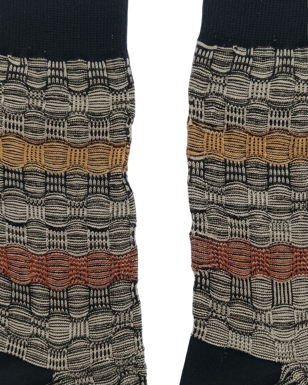 Missoni Missoni Black Beige Mens Textured Melange -M