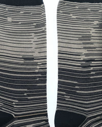 Missoni Missoni Black White Mens Classic Stripe Crew Socks-M