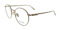 Salvatore Ferragamo Amber Gold Round SF2229 730 Eyeglasses