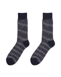 Missoni Missoni Black Mens Melange Crew Socks-L