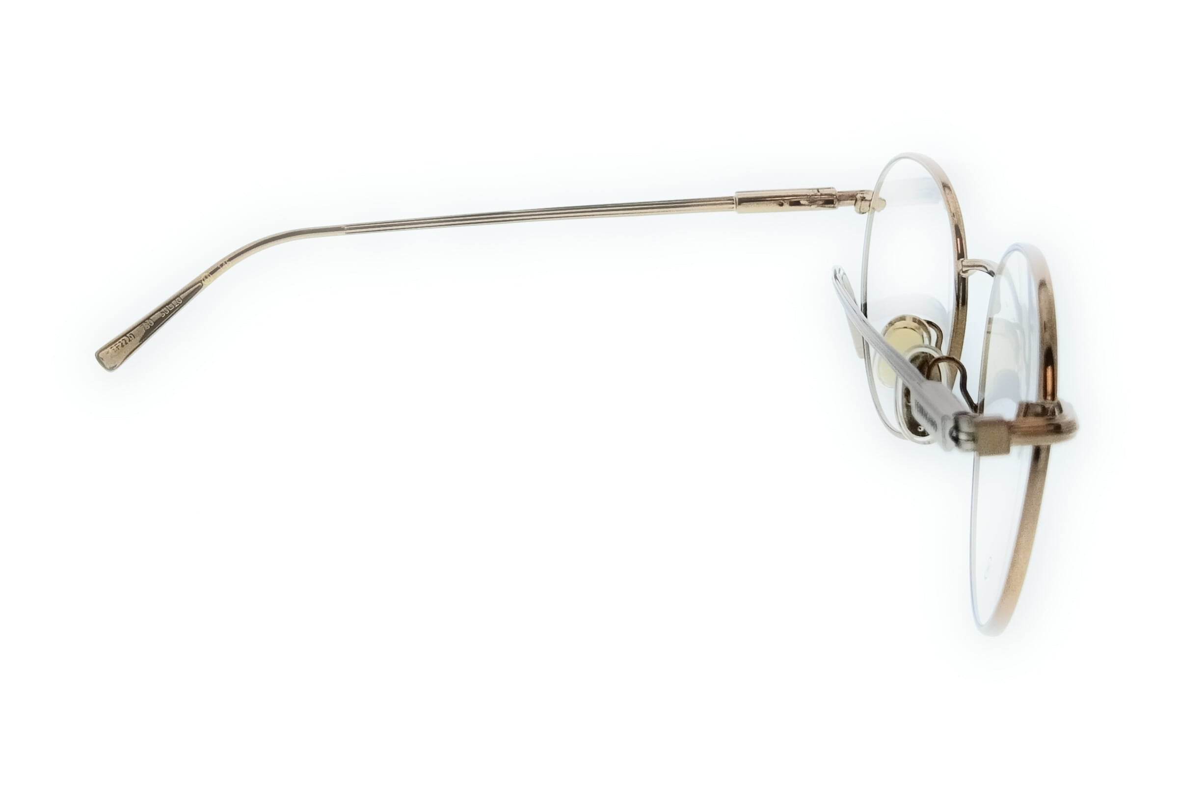 Salvatore Ferragamo Amber Gold Round SF2229 730 Eyeglasses