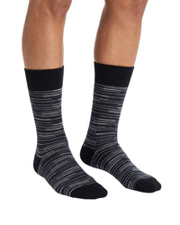 Missoni Missoni Black/Grey Mens Stripe Crew Socks-M
