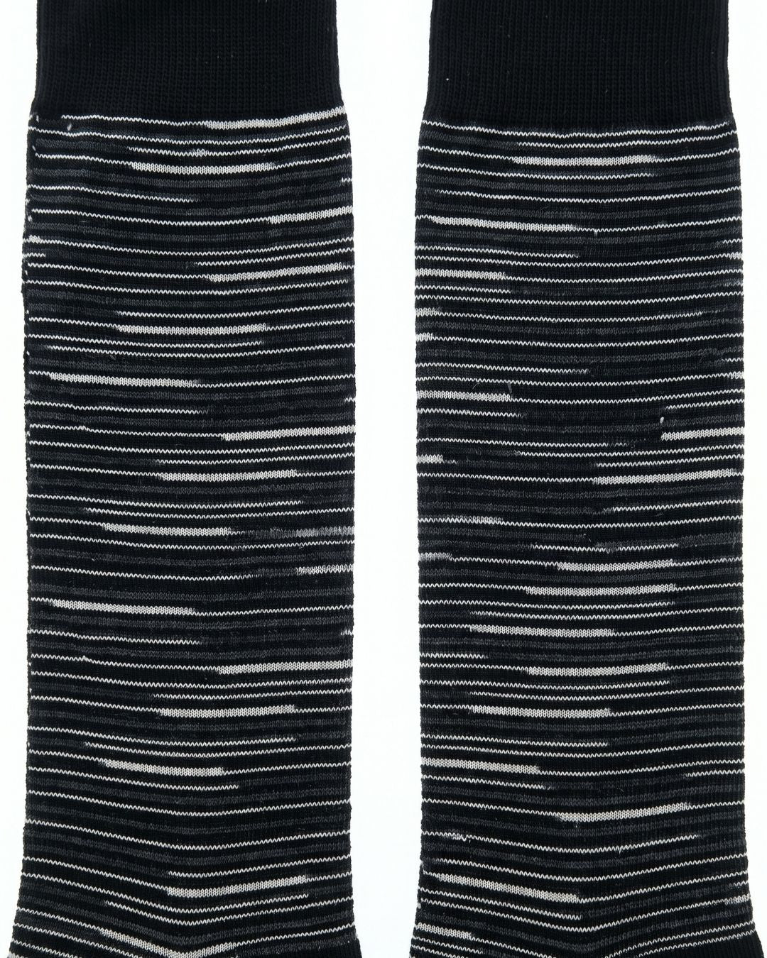Missoni Missoni Black/Grey Mens Stripe Crew Socks-M