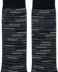 Missoni Missoni Black/Grey Mens Stripe Crew Socks-M