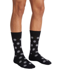 Missoni Missoni Black Grey Mens Dot Crew Socks-L
