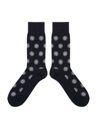 Missoni Missoni Black Grey Mens Dot Crew Socks-L