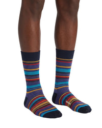 Missoni Missoni Multicolor Mens Classic Stripe Crew Socks-M