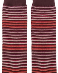 Missoni Missoni Pink Plum Mens Stripe Crew Socks-