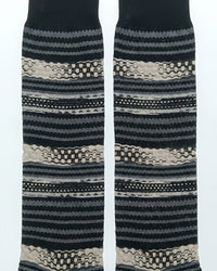 Missoni Missoni Black  Mens Textured Pattern Crew Socks-