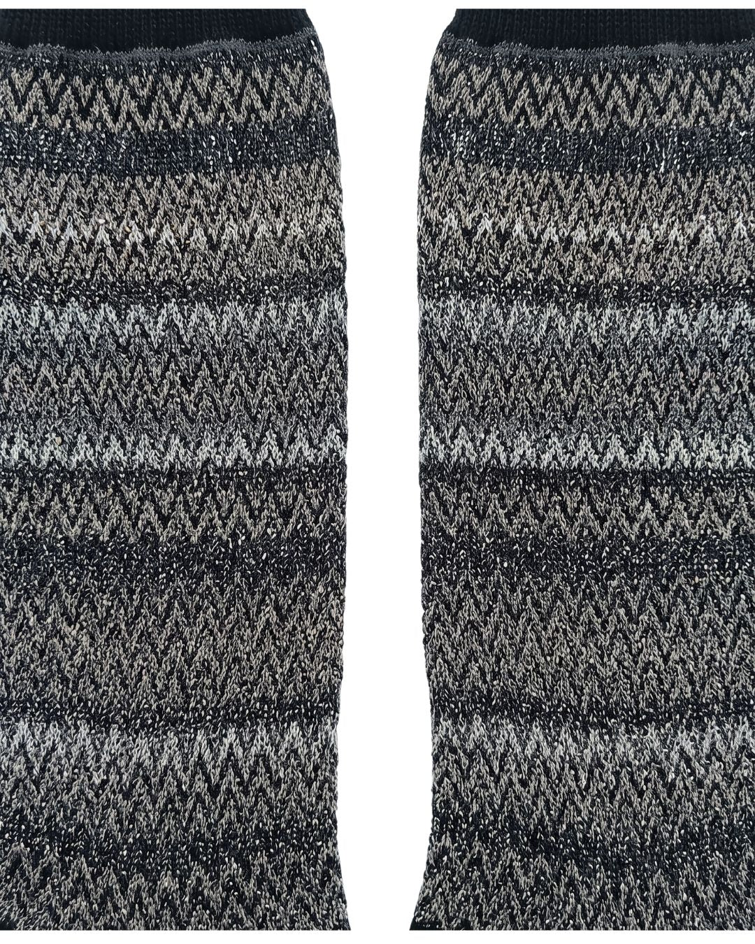 Missoni Missoni Grey Multi Mens Chevron Melange Crew Socks-M