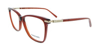 Salvatore Ferragamo Transparent Red Cat Eye SF3013 616 Eyeglasses