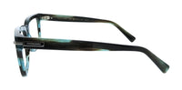 Salvatore Ferragamo Striped Green Rectangle SF3014 315 Eyeglasses