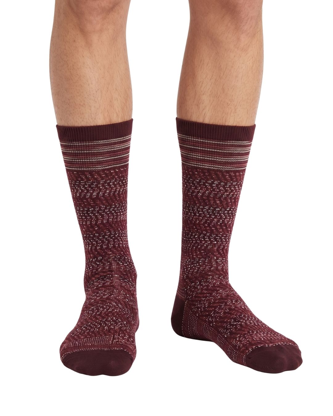 Missoni Missoni Plum  Mens Textured Melange-M