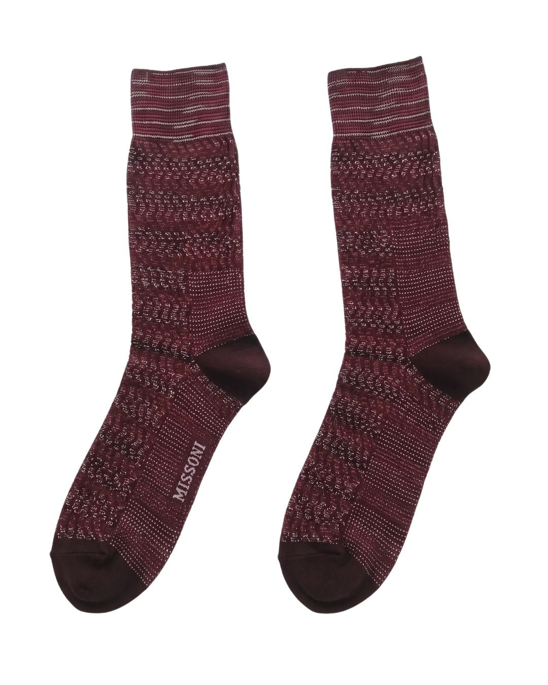 Missoni Missoni Plum  Mens Textured Melange-M