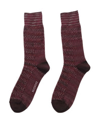 Missoni Missoni Plum  Mens Textured Melange-M