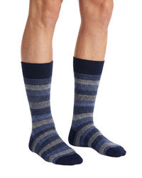 Missoni Missoni Blue Mens Textured Stripe-L