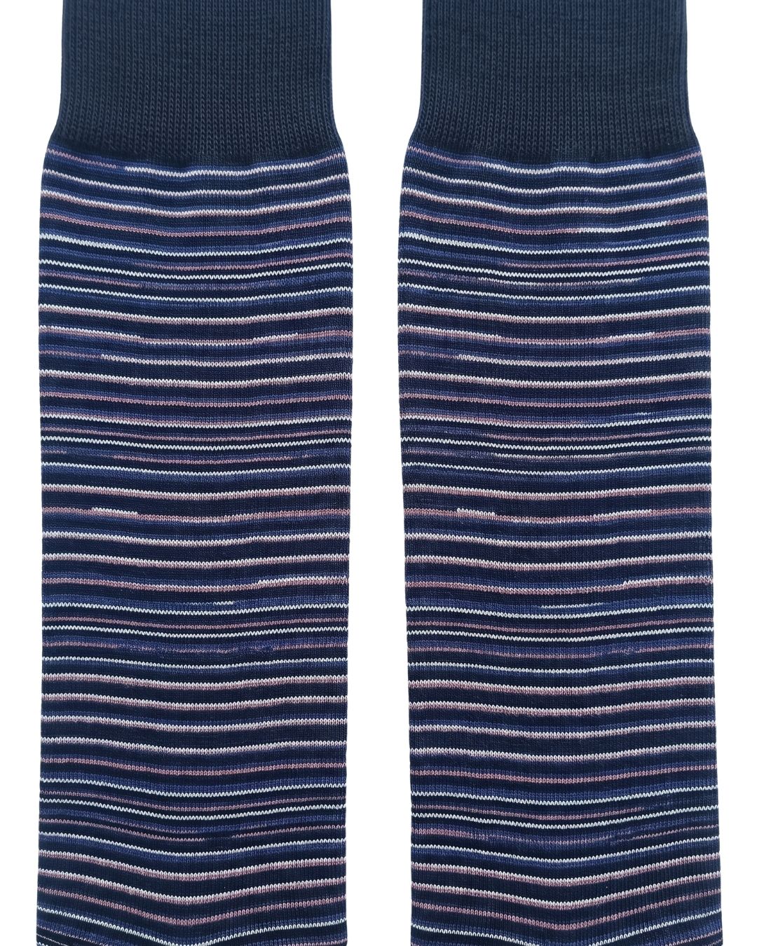 Missoni Missoni Dark Navy Mens Micro Chevron Stripe Crew Socks-M
