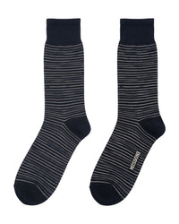 Missoni Missoni Black Mens Micro Chevron Stripe Crew Socks-M