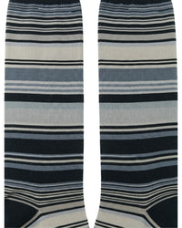 Missoni Missoni Beige Black Mens Stripe Crew Socks-M
