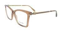 Salvatore Ferragamo Transparent Brown Cat Eye SF3024 232 Eyeglasses