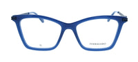 Salvatore Ferragamo Opaline Blue Cat Eye SF3024 423 Eyeglasses