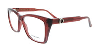 Salvatore Ferragamo Transparent Red Cat Eye SF3030E 616 Eyeglasses