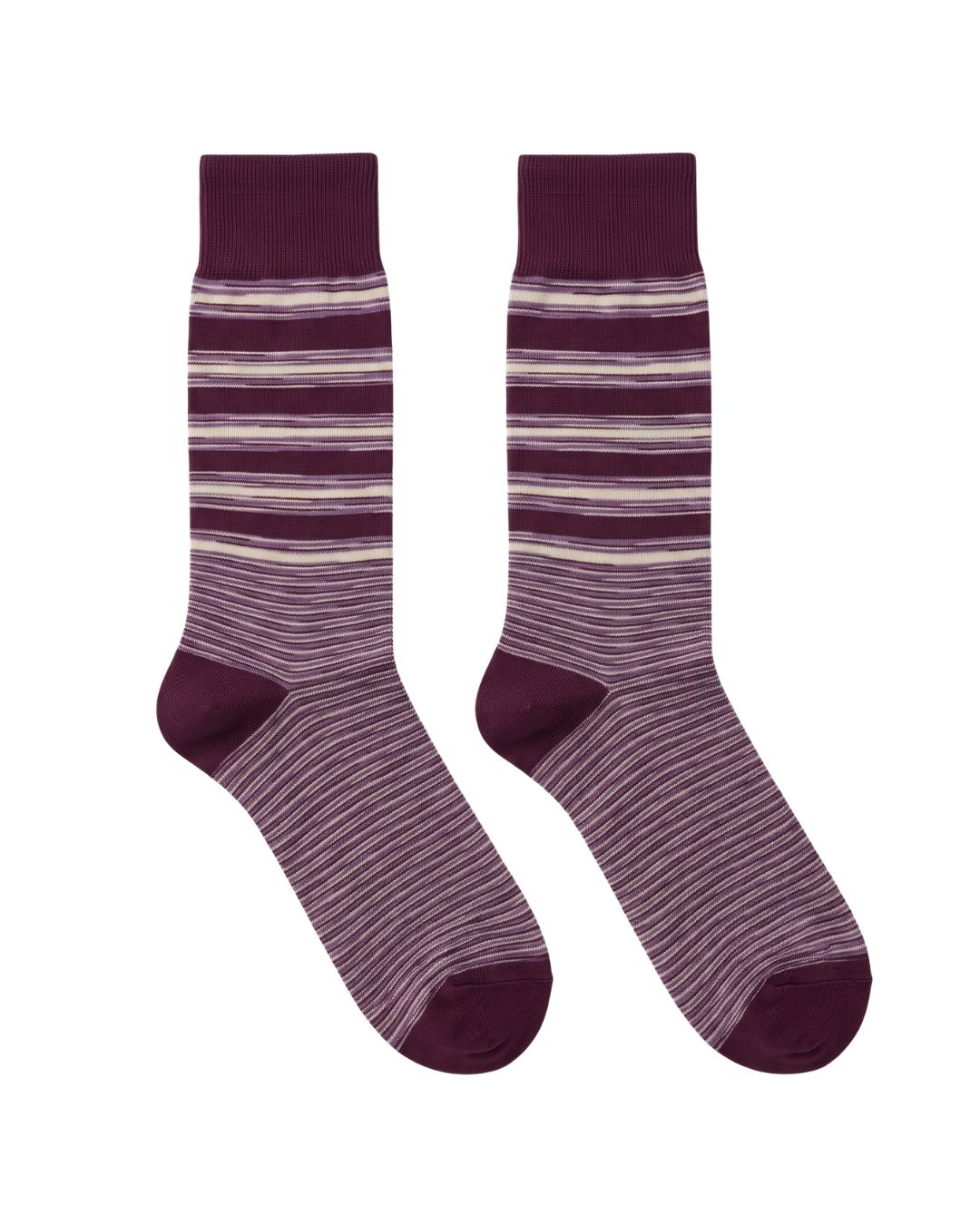 Missoni Missoni Magenta  Mens Classic Stripe Crew Socks-
