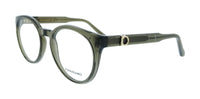 Salvatore Ferragamo Transparent Khaki Cat Eye SF3032E 320 Eyeglasses