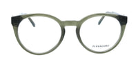 Salvatore Ferragamo Transparent Khaki Cat Eye SF3032E 320 Eyeglasses