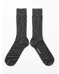 Missoni Missoni Grey  Mens Textured Ribbed Crew Socks-M