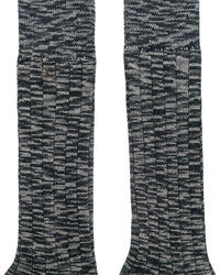 Missoni Missoni Grey  Mens Textured Ribbed Crew Socks-M