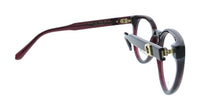 Salvatore Ferragamo Transparent Burgundy Cat Eye SF3032E 612 Eyeglasses