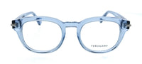 Salvatore Ferragamo Transparent Azure Rectangle SF3033 450 Eyeglasses