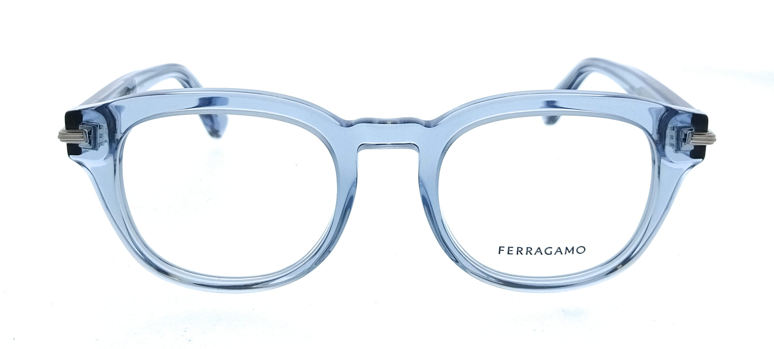 Salvatore Ferragamo Transparent Azure Rectangle SF3033 450 Eyeglasses