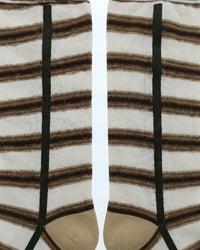 Missoni Missoni White Beige Mens Crew Socks-M